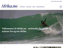 Tablet Screenshot of afrika.no