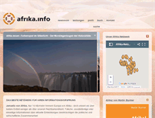 Tablet Screenshot of afrika.info